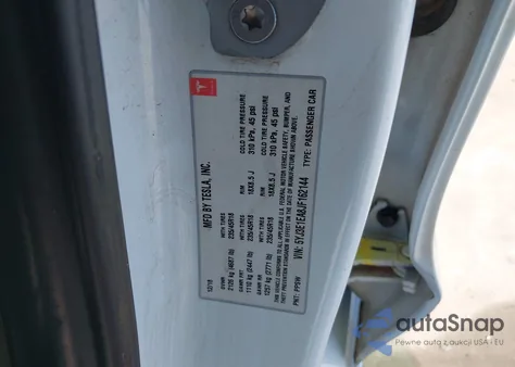 2018 Tesla Model 3 Long Range/Mid Range из США, поврежденный, VIN 5YJ3E1EA8JF162144